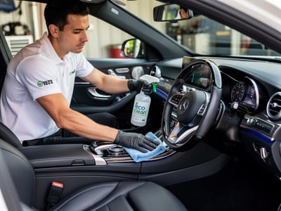 Nettoyage intérieur de voiture